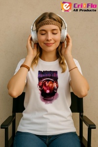 Tricou KPOP dama cu trupa formatia BLACK PINK IN YOUR AREA , music Coreean 151