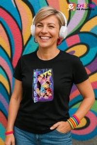 Tricou KPOP dama cu trupa formatia BTS , music Coreean 175 - Img 5