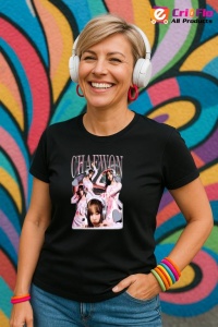 Tricou KPOP dama cu trupa formatia CHAEWON , music Coreean 196 - Img 4