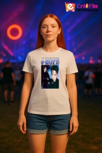 Tricou KPOP dama cu trupa formatia J-HOPE 2 , music Coreean 231 - Img 8
