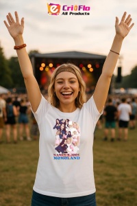 Tricou KPOP dama cu trupa formatia NANCY X JOOE MAMOLAND , music Coreean 274 - Img 9