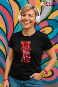 Tricou KPOP dama cu trupa formatia REDVELVET , music Coreean 279 - Img 5