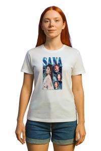 Tricou KPOP dama cu trupa formatia SANA 2 , music Coreean 284 - Img 3