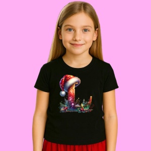 Tricou L Litere Alfabet Craciun Impodobite Cu Decoratiuni, din bumbac 100% Copii | Dama | Barbat