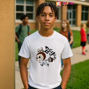 Tricou Labubu beijing fuga, Unisex Dama si Barbat | Copii - Img 10