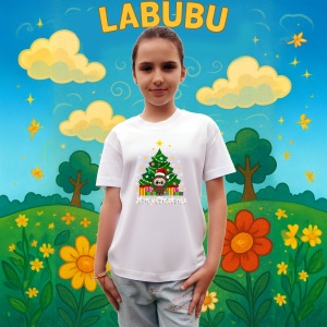 Tricou Labubu craciun cadou, Unisex Dama si Barbat | Copii - Img 3