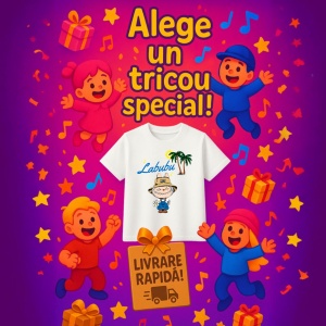 Tricou Labubu detectiv, Unisex Dama si Barbat | Copii - Img 6