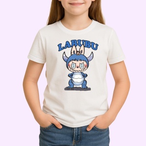 Tricou Labubu dino culori, Unisex Dama si Barbat | Copii
