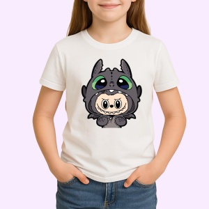 Tricou Labubu dragon train, Unisex Dama si Barbat | Copii
