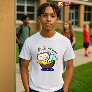 Tricou Labubu hamac nottoday, Unisex Dama si Barbat | Copii - Img 10