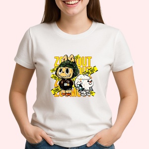 Tricou Labubu zoom out, Unisex Dama si Barbat | Copii - Img 2