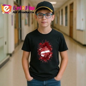 Tricou Latvia Steag Splash Art, Copii | Dama | Barbat, culoare negru - Img 9