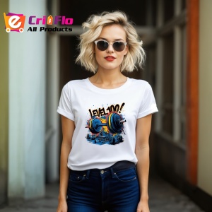 Tricou Level 100 Discuri Haltere, Copii | Dama | Barbat - Img 12