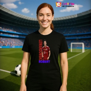 Tricou Lewandowski Robert Bayern Prezentare - Copii | Dama | Barbat - Img 10