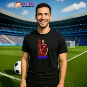 Tricou Lewandowski Robert Bayern Prezentare - Copii | Dama | Barbat - Img 12