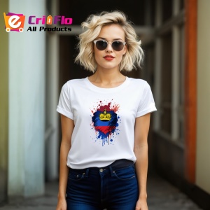 Tricou Liechtenstein Steag Splash Art, Copii | Dama | Barbat - Img 12