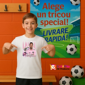 Tricou Lionel Messi Inter Miami Presentation - Copii | Dama | Barbat - Img 6