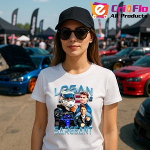 Tricou Logan Sargeant Formula 1, Copii | Dama | Barbat - Img 9