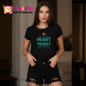 Tricou Loving Heart Truest Wisdom Citat Motivational, din bumbac 100%, tricou negru Copii | Dama | Barbat - Img 7