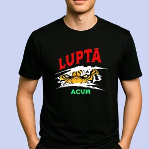 Tricou Lupta Acum Negru, FIGHT FOR EVERY SPACE Negru, Copii | Dama | Barbat - Img 2