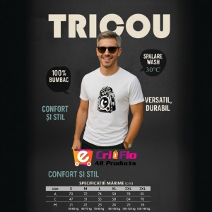 Tricou Make Some Noise Boxe Alb Negru, Copii | Dama | Barbat - Img 5