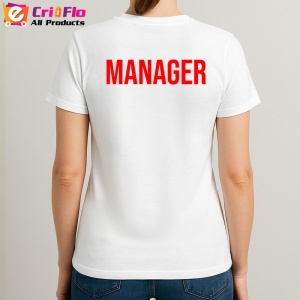 Tricou MANAGER, Personalizat | Unisex Dama si Barbat - Img 3