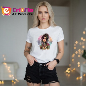 Tricou mandala tattoo chest girl, fata cu tatuaj mandala pe piept, Copii | Dama | Barbat - Img 10