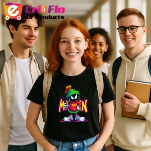 Tricou Marvin the Martian colorat in stil funky cu hanorac rosu Copii | Dama | Barbat - Img 22