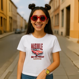 Tricou Masinile ma fac fericit - Copii | Dama | Barbat - Img 2