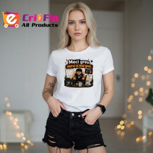 Tricou Meci Greu Nervi Si Mai Grei Suporter Amuzant, din bumbac 100% , tricou alb pentru Copii | Dama | Barbat - Img 7