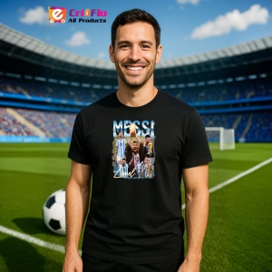 Tricou Messi Argentina Chapion All Time - Copii | Dama | Barbat - Img 12