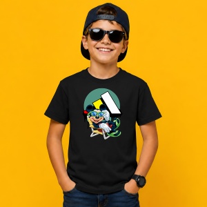 Tricou Mickey Mouse Summer Vibe Sunglasses Urban Chill Design, din bumbac 100%, tricou negru, Copii | Dama | Barbat - Img 3