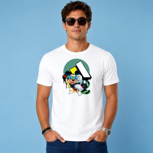 Tricou Mickey Mouse Summer Vibe Sunglasses Urban Chill Design, din bumbac 100% Copii | Dama | Barbat