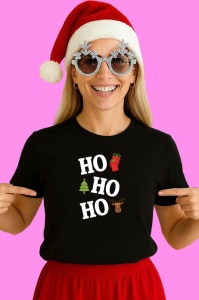 Tricou Minimal Christmas Icons, din bumbac 100% Copii | Dama | Barbat - Img 3
