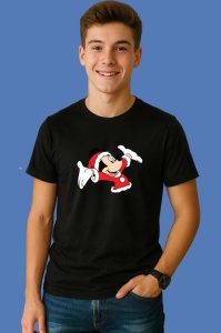 Tricou Minnie Dans Craciun Fericit, din bumbac 100% Copii | Dama | Barbat - Img 2