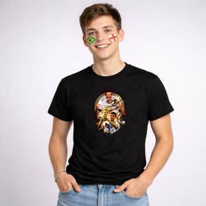 Tricou Miroslav Klose Germany World Cup Fifa 2026, din bumbac 100%, tricou negru, Copii | Dama | Barbat