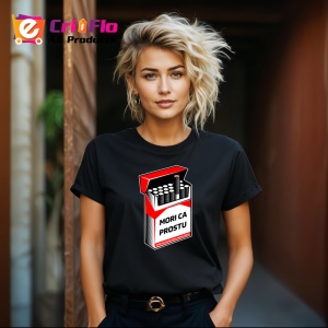 Tricou mori ca prostu design glumet cutie pastile, Copii | Dama | Barbat , tricou negru - Img 4