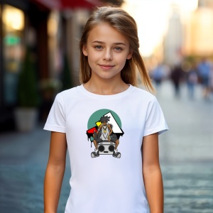 Tricou Music Street Play Now Tricou Alb - Copii | Dama | Barbat