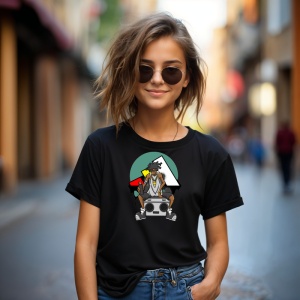 Tricou Music Street Play Now Tricou Negru - Copii | Dama | Barbat - Img 4