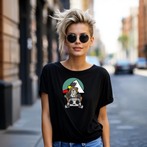 Tricou Music Street Play Now Tricou Negru - Copii | Dama | Barbat - Img 8