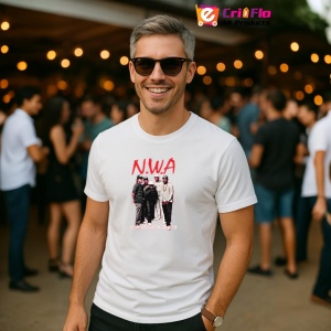 Tricou N.W.A, muzica EDM / Pop / Electropop, Dama | Barbat | Copii - Img 3