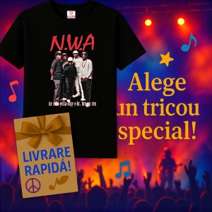 Tricou N.W.A, muzica Hip-Hop / Rap (Will Smith), Dama | Barbat | Copii, Culoare Negru - Img 6