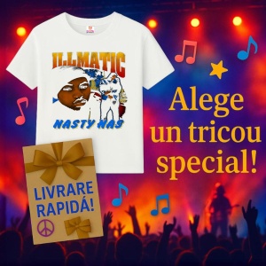 Tricou Nas - Illmatic Orange, muzica Hip-Hop / Southern Rap, Dama | Barbat | Copii - Img 6