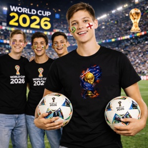 Tricou New Zeland World Cup Fifa 2026, din bumbac 100%, tricou negru, Copii | Dama | Barbat - Img 7