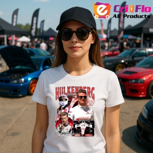 Tricou Nico Hulkenberg Poster Formula 1 Echipa Haas, Copii | Dama | Barbat - Img 8