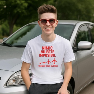 Tricou Nimic Nu este Imposibil, trebuie doar sa crezi - Copii | Dama | Barbat - Img 4