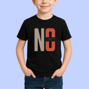 Tricou No limits Negru, Copii | Dama | Barbat