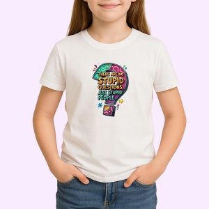 Tricou No Stupid Questions Just Stupid People, Copii | Dama | Barbat - Img 3