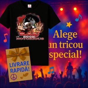 Tricou Notorious B.I.G. - Red Theme, muzica Alternative / Electropop / Rap Rock, Dama | Barbat | Copii, Culoare Negru - Img 15