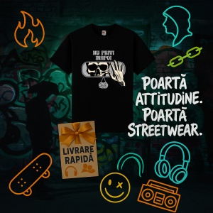 Tricou nu privi inapoi Negru, Copii | Dama | Barbat - Img 8